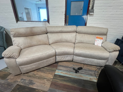 Curve Electric reclining sofa (this is a 1 off)