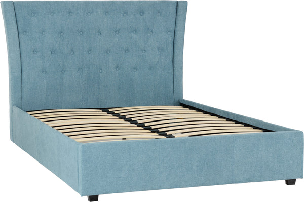 Camden Fabric Double Gas Lift/Storage Bed Frame