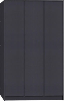 Malvern 3 door wardrobe in Grey