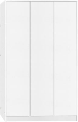 Malvern 3 door wardrobe in White