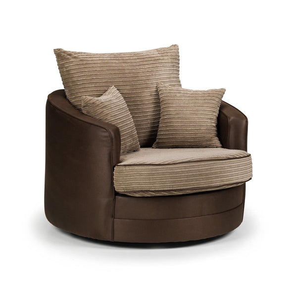 Tango half moon footstool for the Small Swivel chair