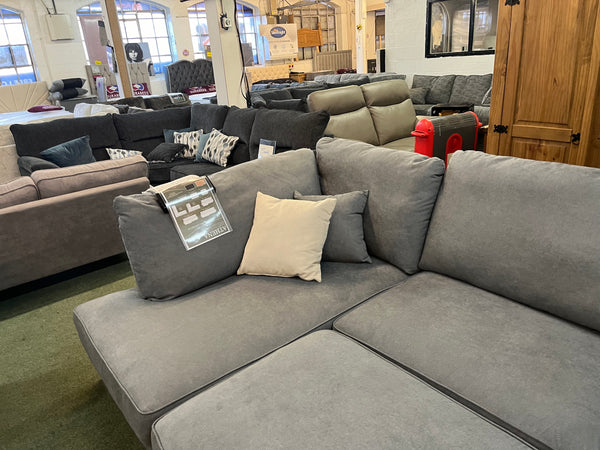 U shape sofa with matching footstool
