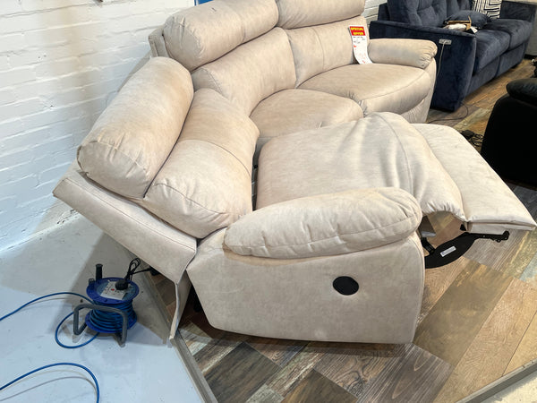 Curve Electric reclining sofa (this is a 1 off)