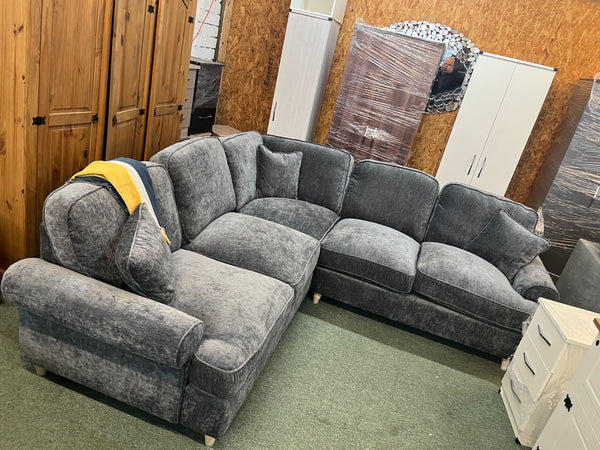 Large corner  sofa in Manhattan Charcoal