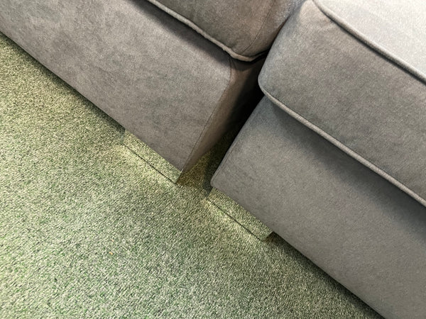 U shape sofa with matching footstool