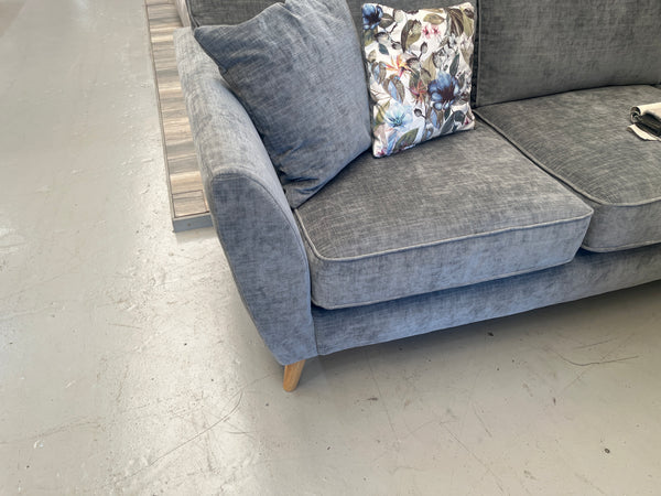 Antigua small corner sofa in  Maeve Grey