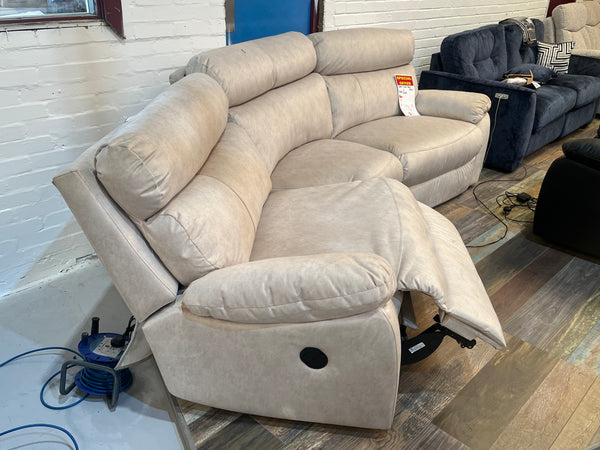 Curve Electric reclining sofa (this is a 1 off)
