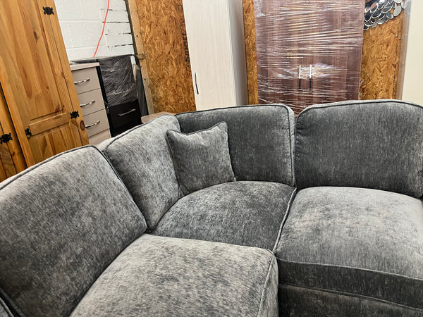 Large corner  sofa in Manhattan Charcoal
