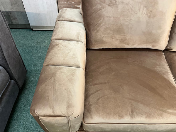 Large corner sofa in Plush Gold (2 Seats Corner 2 seats)
