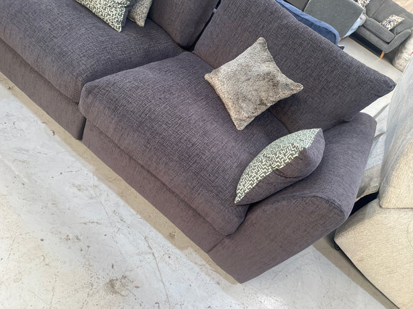 Morris sectional sofa in Willow Charcoal