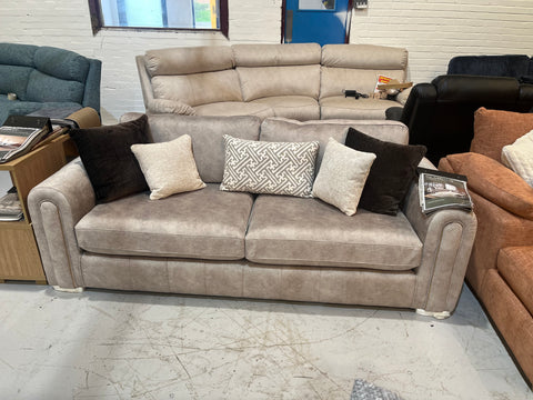 Glamour 3 seater sofa in Gemini Stone