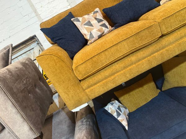 Oscar 3 seater sofa in St Malo Cinnamon