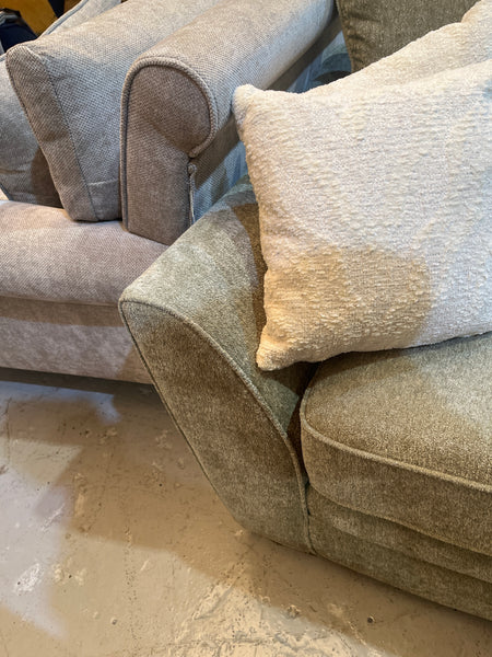 Ashford small corner sofa in Leo Olive