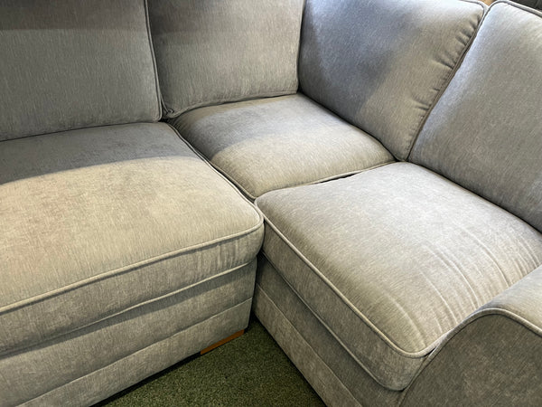 Small corner sofa in Manhattan Silver Silver