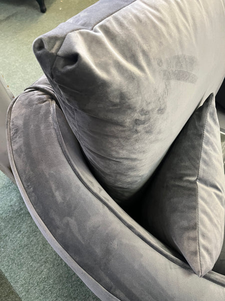 Small swivel chair in Plush Grey