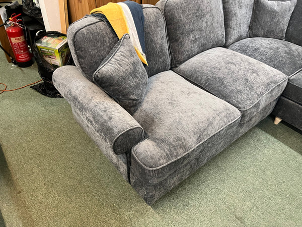 Large corner  sofa in Manhattan Charcoal