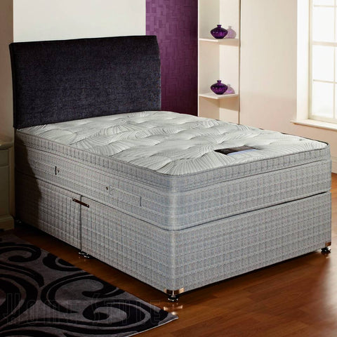 Savoy 4 Foot/Small double 1000 pocket sprung divan/mattress.