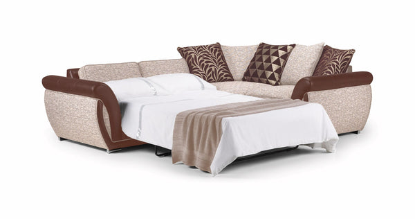Shannon Large Coner Sofa with Metal Action Pullout Sofabed.