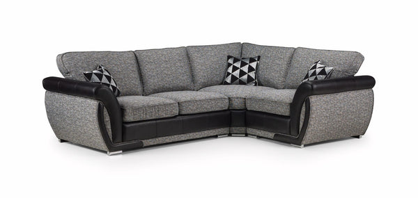 Shannon Large Coner Sofa with Metal Action Pullout Sofabed.