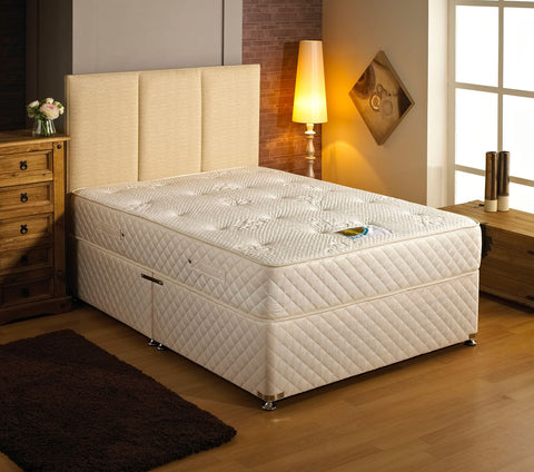 Tencil 4 Foot/Small double 1000 pocket sprung divan bed/mattress.