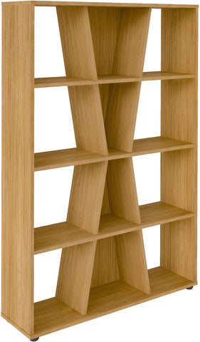 Naples Medium Bookcase in Oak Effect