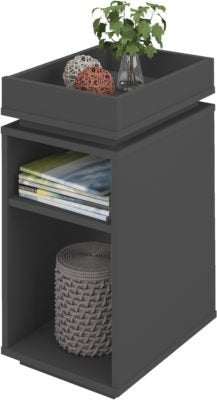 Naples Storage/Side Table in Grey