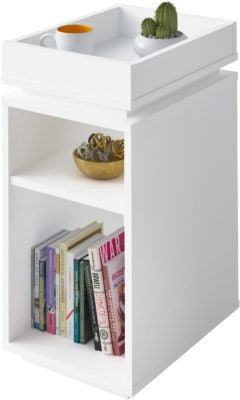 Naples Storage/Side Table in White