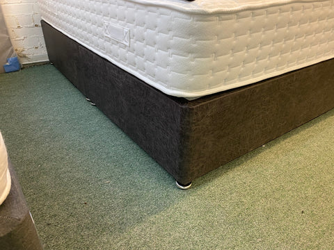 Small Double/4 Foot Divan base Without Drawers Only