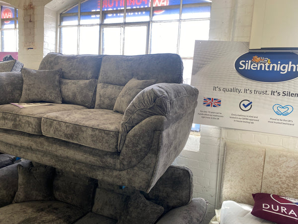 Chloe 2 Seater Sofa in Kensington Charcoal