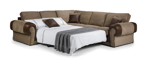 Tango Large Corner Sofa with Metal Action Pullout Sofabed ( 2 Seats corner 2 seats. )