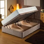 Ottoman Double Divan Bed Base Only. Side opening